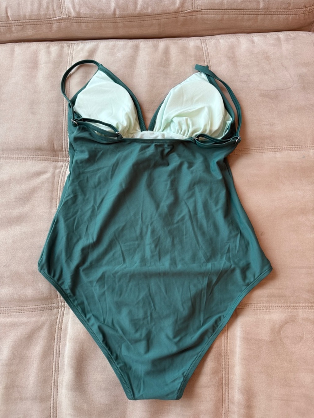 Cupshe Olive Green One Piece Swimsuit Size Small - Picture 3 of 7